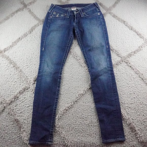 True Religion Denim - True Religion skinny jeans women's size 25 with flap pockets